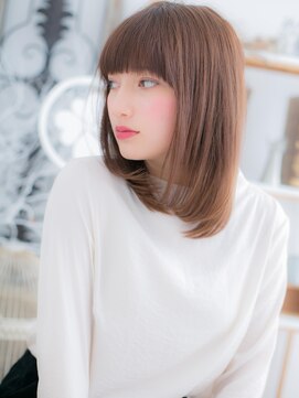 カバーヘア 上尾西口店(COVER HAIR) ■mod's上尾9-7★■小顔x斜めバングのウルツヤストレート