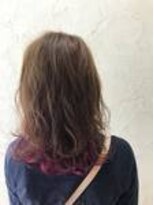 アフ(ahu)&nbsp;毛先カラー