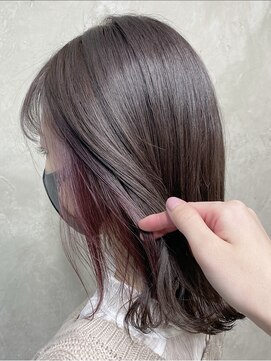 サロンドミルク 溝の口店(salon de MiLK) インナーカラーラベンダー