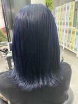 ヘアリゾートユア 新大久保店(hair resort YuA)&nbsp;ネイビーブルー