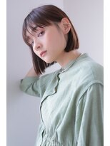 アドレバイハピネス(ADORE by happiness) 大人可愛い　シースルーウェットベビーバング　30代40代