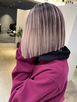 メリー オオサカ(Merly Osaka)&nbsp;人気バレイヤージュカラー_ほんのりアッシュピンク_