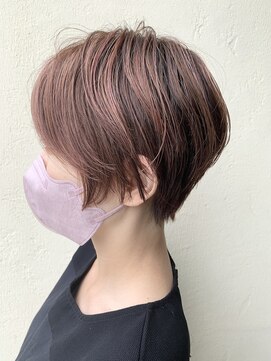 アールズ ヘアー(R s hair) ピンクベージュ×ショート