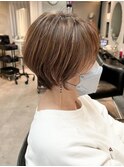 脱白髪染めハイライト*白髪ぼかしベージュ20代30代40代50代