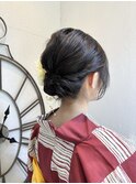 お祭りヘアセット×浴衣