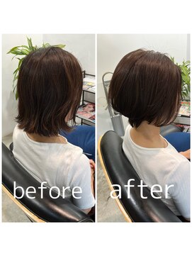 スピカ(SPICA) 【ケアカラーコース】お客様施術事例