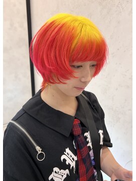 ディーン 名駅店(DEAN) カット ブリーチ デザインカラー ダブルカラー インナー 名古屋