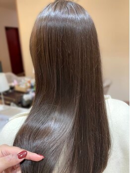 ユウヘアー 千代田橋店(U Hair)の写真/髪質改善トリートメントで髪本来の美しさへ。今までにない極上の手触りと質感で感動の仕上がりに♪