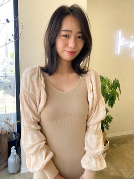 キジ(kiji) 【kiji】ミディアムストレート。＃久屋大通＃丸の内＃伏見