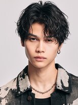 リップスヘアー 渋谷 annex(LIPPS hair)&nbsp;ツイストスパイラルパーマ軽めセンターパート