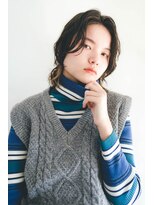 ベンジー オウン 代々木上原店(benji own) 大人可愛いゆるいパーマウルフ