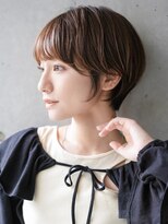 カライング(ing) 大人ショートボブ丸みショートカットマッシュショート前髪あり