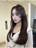 レイヤーカット/韓国ヘア/顔まわりカット/銀座