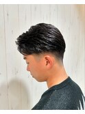メンズセンターパート/フェザーショート/尼崎/立花