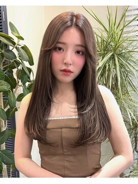 コート 表参道(Cote) ロングレイヤー艶髪美髪 小顔 似合わせ ブラウンカラー 骨格補正