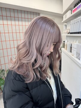 ペレ 渋谷(PELE) 着物/フェミニンロング/似合わせカット/ウェーブミディアム/渋谷