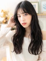カバーヘアアンドスパ ブリス 浦和(COVER HAIR&SPA bliss)&nbsp;韓国風巻きシースルーバングゆるふわロングh3浦和20代30代40代