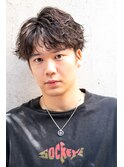 シャドウパーマメンズパーマメンズカットシースルーマッシュ高松