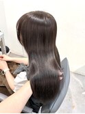 オリーブグレージュ　透明感カラー　赤み消しカラー