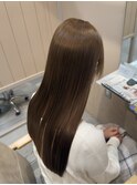 ブリーチなしベージュからー