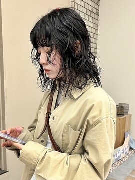 パークレーン アイス イヴェン(park lane ICI yeven) 顔周りレイヤー　ボブパーマ/akari