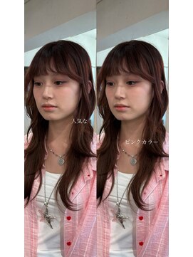 ヘアラウンジ アンリオ(hair lounge an rio) ピンクブラウンカラー