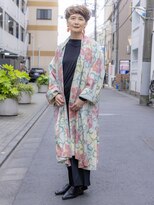 くらげ美容院 武蔵小杉&nbsp;上品ニュアンスパーマショート#脱白髪染め[50代60代70代]