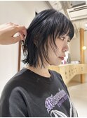 【NEELU_misa】ネイビーブラック レイヤーカット