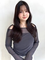 ザックラフィネ(ZACC raffine)&nbsp;レイヤーカット/ロング/縮毛矯正/くびれヘア/マロンベージュ