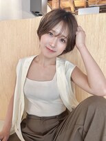 ティーヘア トナリ(t.hair tonari)&nbsp;20代小顔マッシュショート/シースルーバング/透明感ヘアカラー