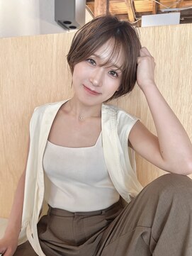 ティーヘア トナリ(t.hair tonari) 20代小顔マッシュショート/シースルーバング/透明感ヘアカラー