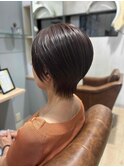 髪質改善カラー×ショート
