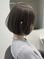 GBG 自由が丘 くびれショートボブ40代50代グレイカラー白髪染め白髪ぼかし