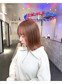 【ピンクベージュ】やわらかく透けるカラー