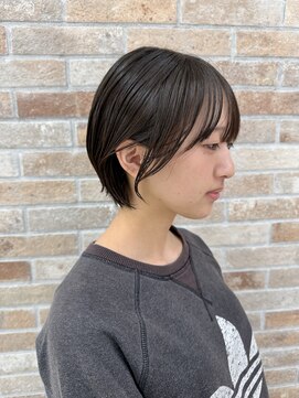 ショートボブで朝の時間を短縮！