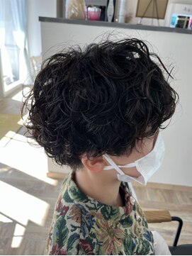 クレールボワス 引佐店(Clair,e bois) マッシュショート×パーマ