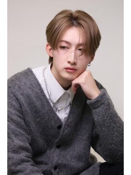 メンズサロン キング 高槻店(Men’s salon K!ng) 韓国マッシュセンターパートツーブロックメンズハイライトウルフ