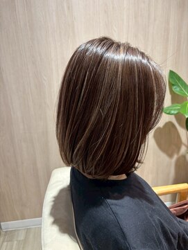 ブロッサム 上尾店(Blossom) 冬色ハイライト白髪染め◎美髪グレージュ小顔カット30代40代