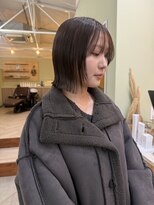 キュオンシア(CUEON. ciea) ボブ×アッシュベージュ