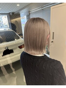 リアン(Lien) ミルクティーベージュ/ボブ/ぱっつんボブ/