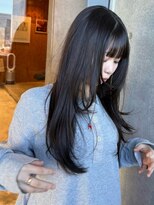 ネスト(NEST) レイヤーカット/ハッシュカット//ブルーブラック/透明感カラー