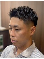 ケースタイルヘアスタジオ 虎ノ門店(K-STYLE HAIR STUDIO) <虎ノ門>アンプバングフェード/メンズ/理容室