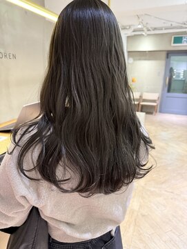 ローレン(LOREN) 透明感髪質改善ベージュダブルカラーミルクティーグレージュ