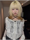 ハッシュレイヤー・シャギーカット・ミディアムレイヤー　ll