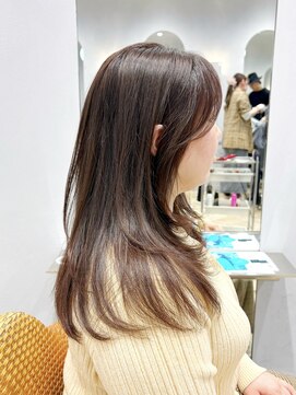 ティエラ 原宿 表参道(Tierra) 【Tierra美侑】ピンクベージュブラウンで上品で柔らかいカラー