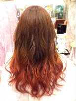 フェリシータ 緑地公園店(felicita) バイオグラデーションカラー@甘辛ウェービーロング