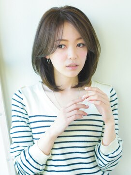 アフロート ディル(AFLOAT D'L) 《AFLOATディル裕二朗》前髪長めひし形ミディアムヘア