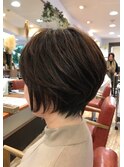 ふわっとフォルムのメリハリショート