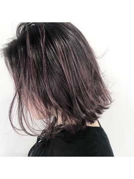 サングース(Sungoose) <sungooseTOKYO>前下がり外はねボブパープルアッシュ