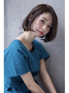 アトリエ フェム(atelier.fem) atelier.fem　大人リラクシーなボブスタイル×モーブ